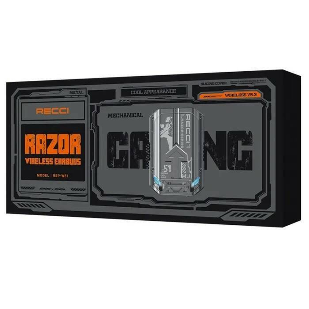Беспроводные наушники Recci REP-W51 Black