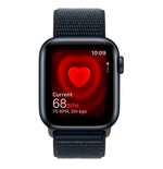 Смарт-часы Apple Watch SE 44 мм 2023 тёмная ночь, M/L спортивный ремешок