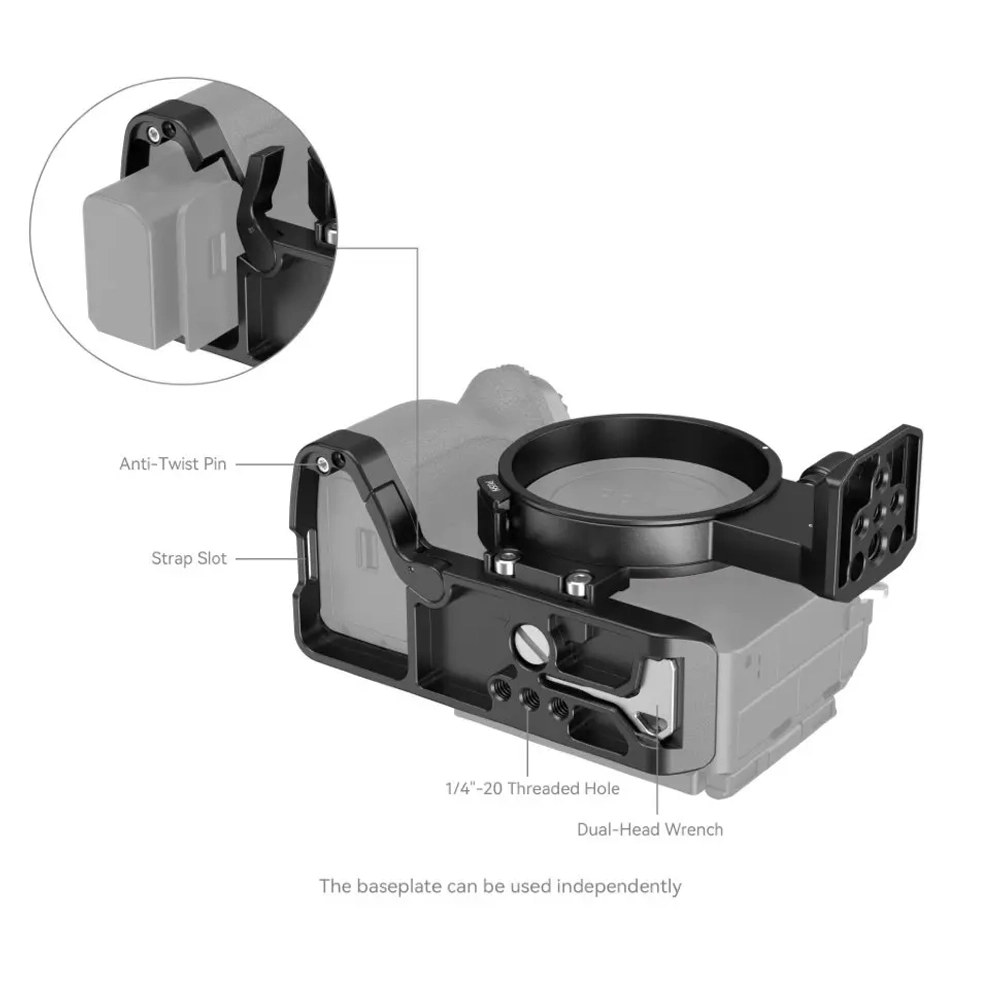 Площадка SmallRig 4148 Rotatable Horizontal-to-Vertical Mount Plate Kit