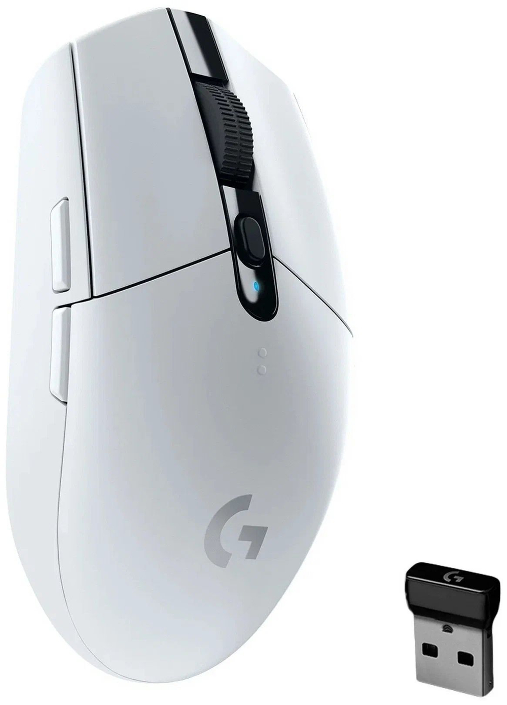 Беспроводная игровая мышь Logitech G304 Lightspeed белый (910-005295)