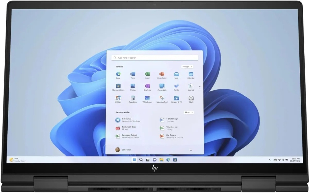 Ноутбук HP Envy x360 15-fh0003ci черный (8F919EA)