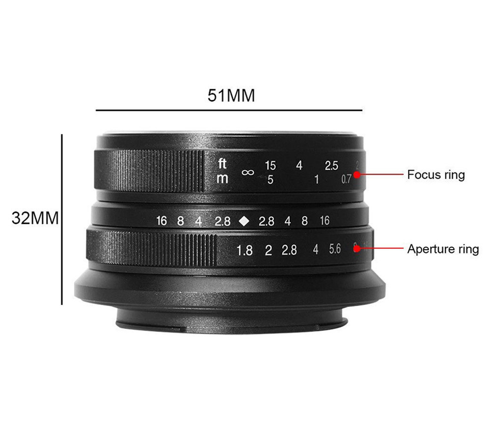 Объектив 7artisans 25mm f/1.8 Nikon Z (APS-C)