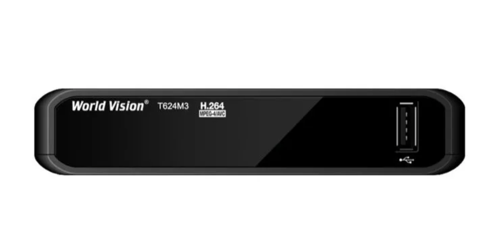 DVB-T2 приставка World Vision T624 M3 EV000575 Black