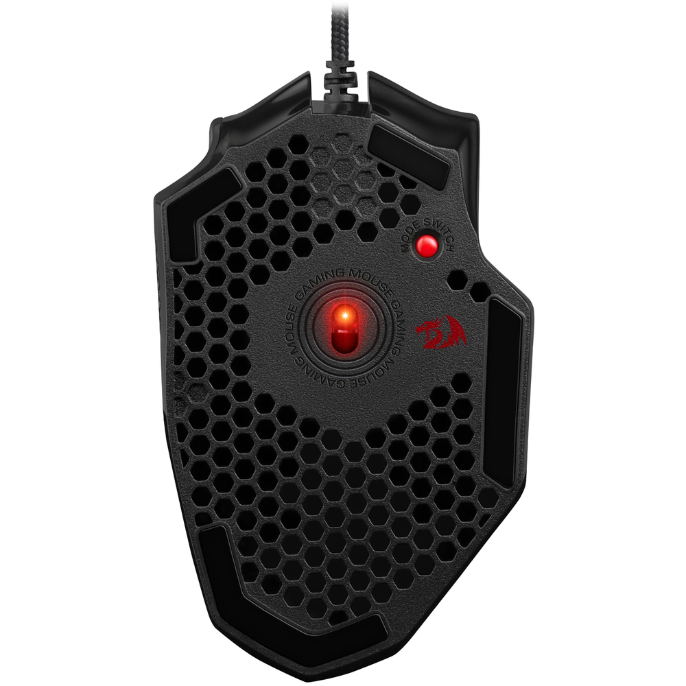 Мышь Redragon Bomber черный оптическая (12400dpi) USB