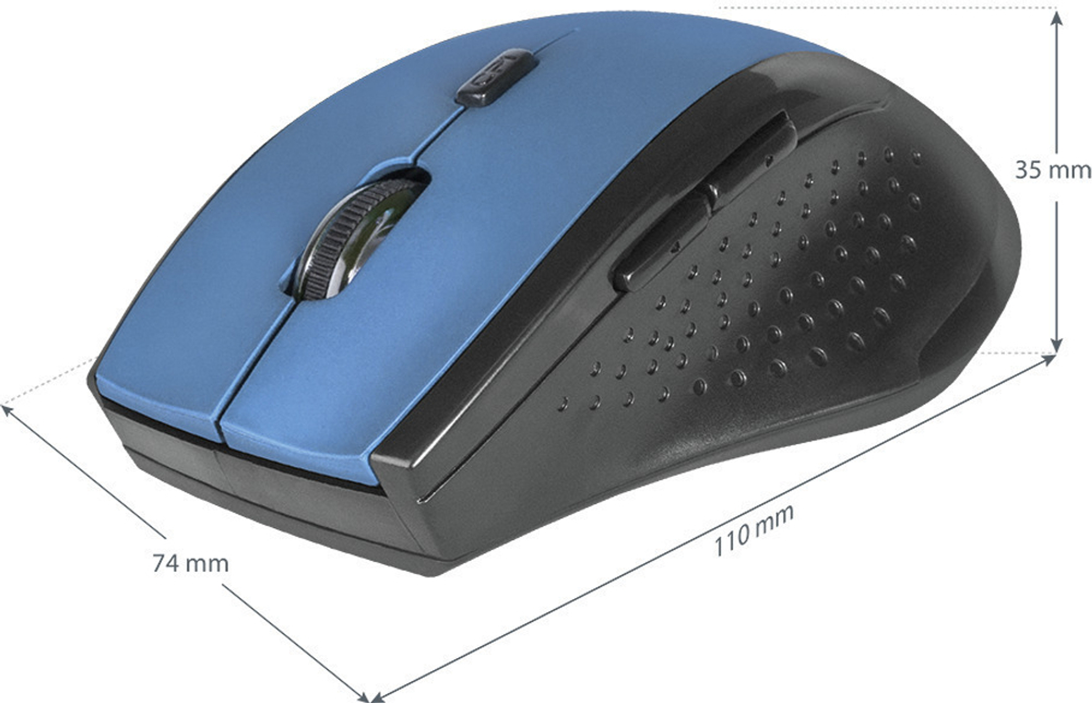 Беспроводная мышь Defender Accura MM-365 Blue/Black