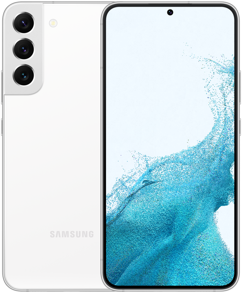Смартфон Samsung Galaxy S22 8/256 GB Dual Nano SIM белый (Phantom)