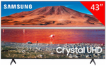 43" телевизор Samsung UE43AU7100U (2021) VA Titan Gray