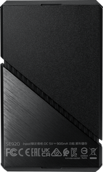 Диск SSD Adata внешний, 2 Тб, USB-C, SE920-2TCBK, Black