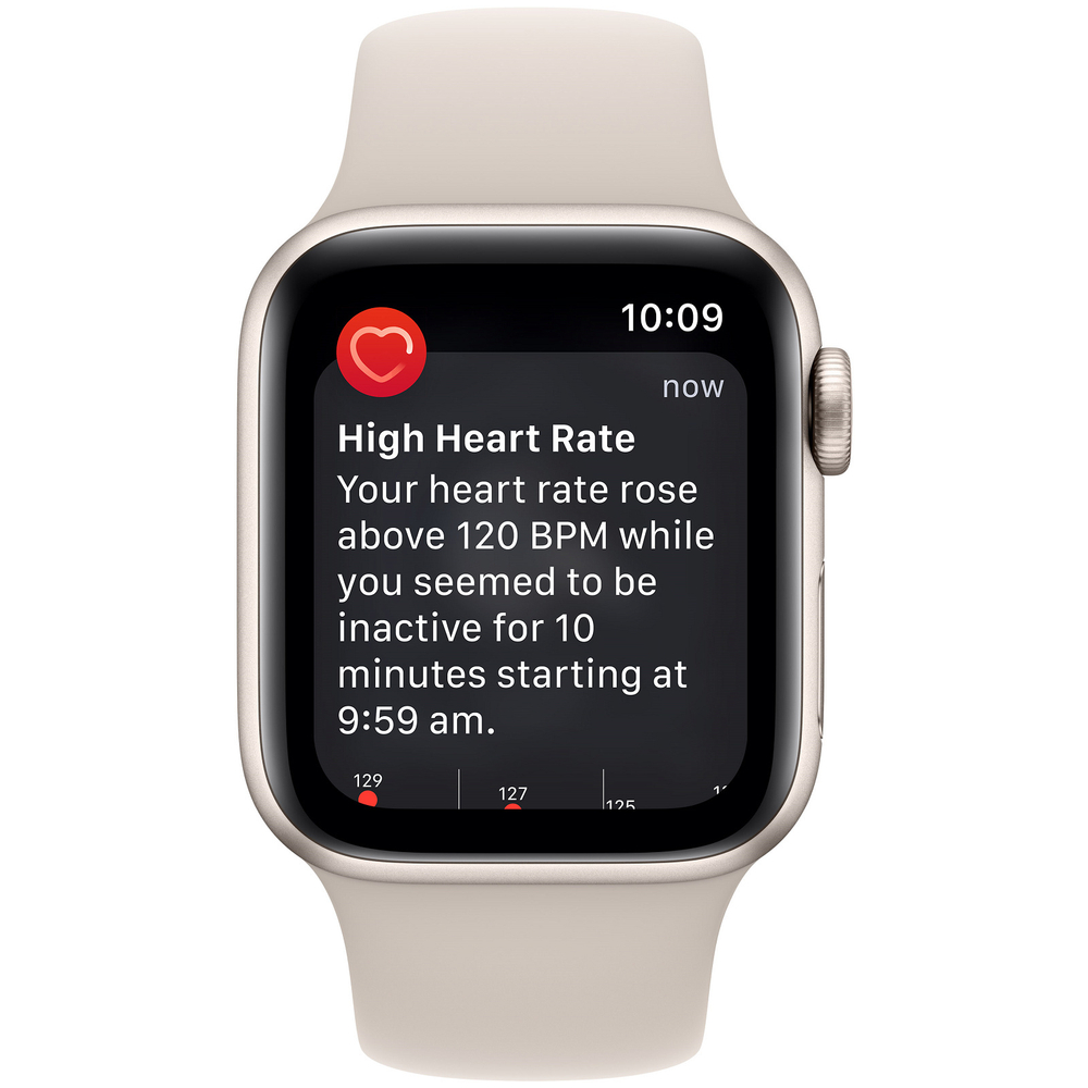 Смарт-часы Apple Watch SE 2nd 44 мм Starlight Aluminum Case Sport Band ML