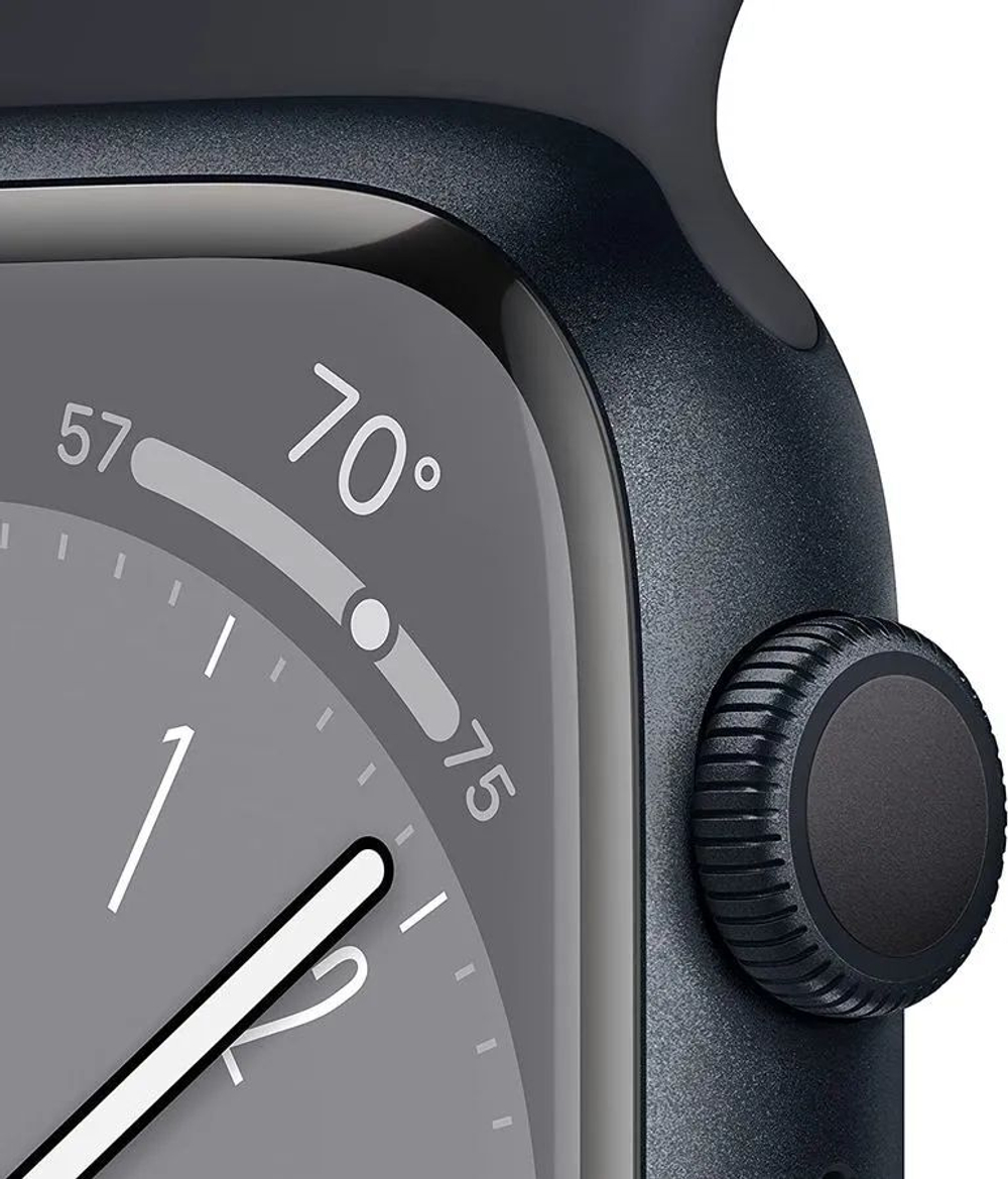 Смарт часы Apple Watch Series 8 41 мм Aluminium Case midnight Sport Band