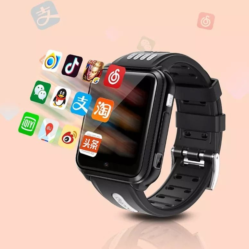 Детские смарт-часы Smart Baby Watch H1 PRO 4G, черный
