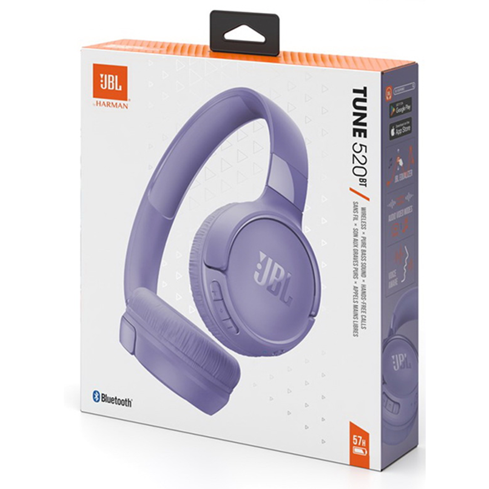 Беспроводные наушники JBL Tune 520BT Purple (JBLT520BTPUREU)