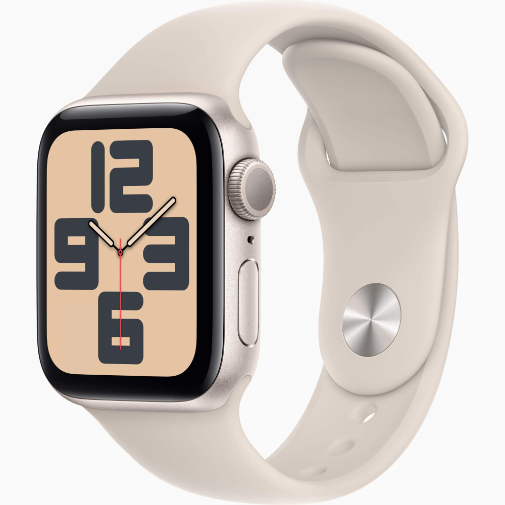 Смарт-часы Apple Watch SE2 40 mm, Starlight Aluminium Case, SM, Starlight Sport Band