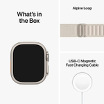 Смарт - часы apple Watch Ultra GPS + Cellular 49mm Titanium Case with Starlight Alpine L