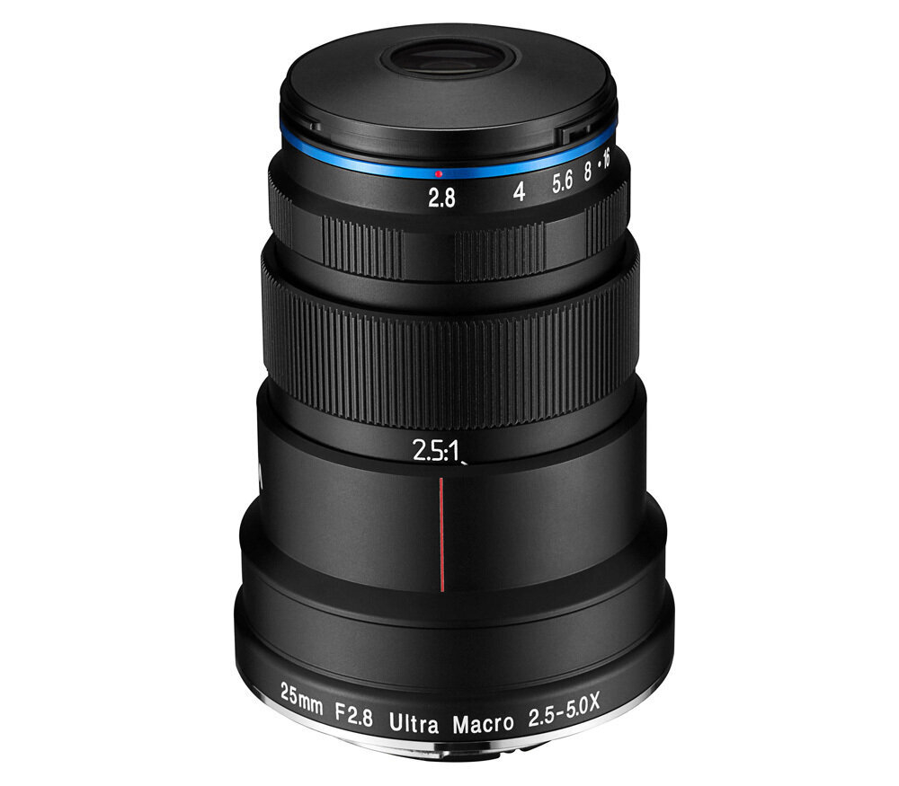 Объектив Laowa 25mm f/2.8 2.5-5X Ultra Macro Canon RF черный