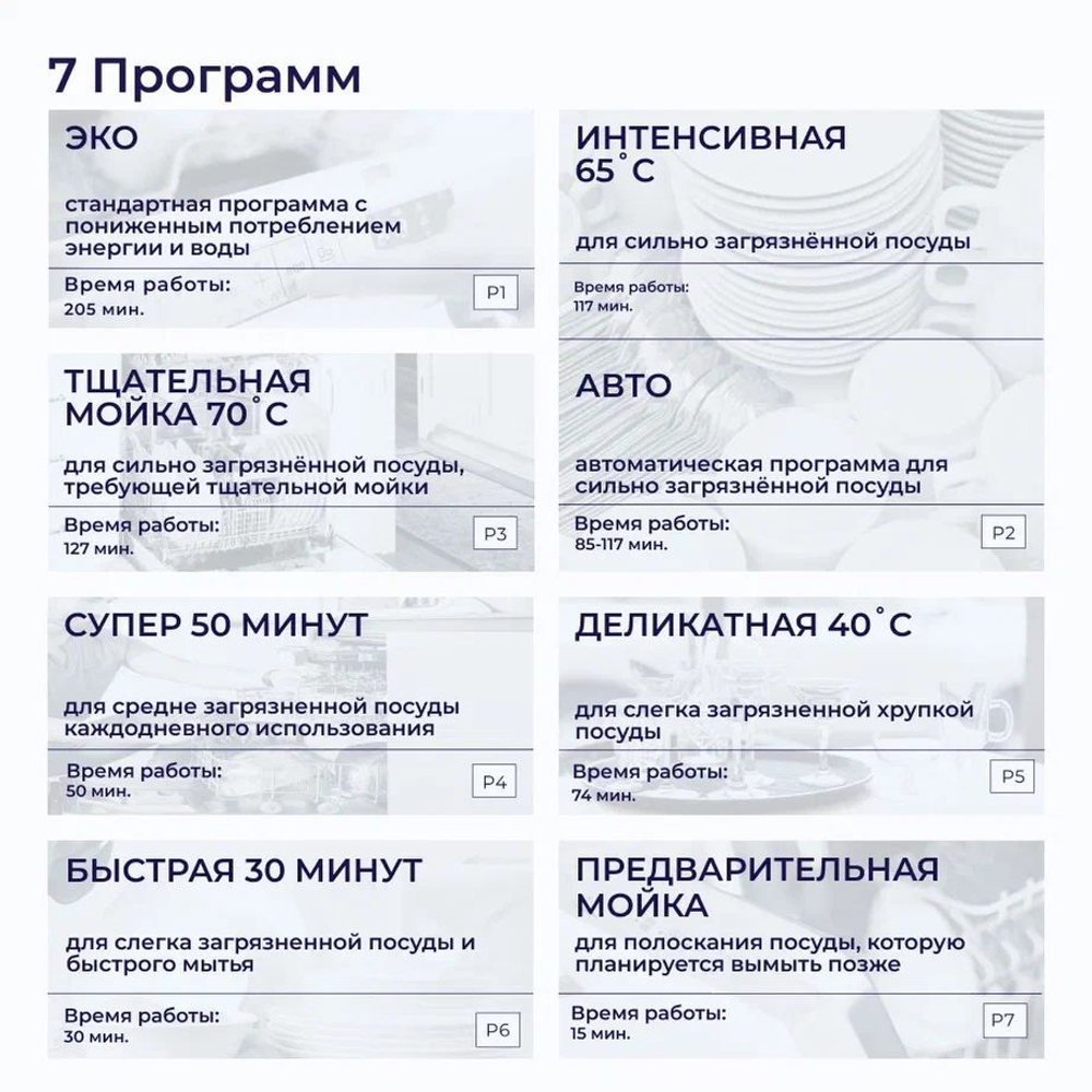 Встраиваемая посудомоечная машина DELVENTO VWB4700