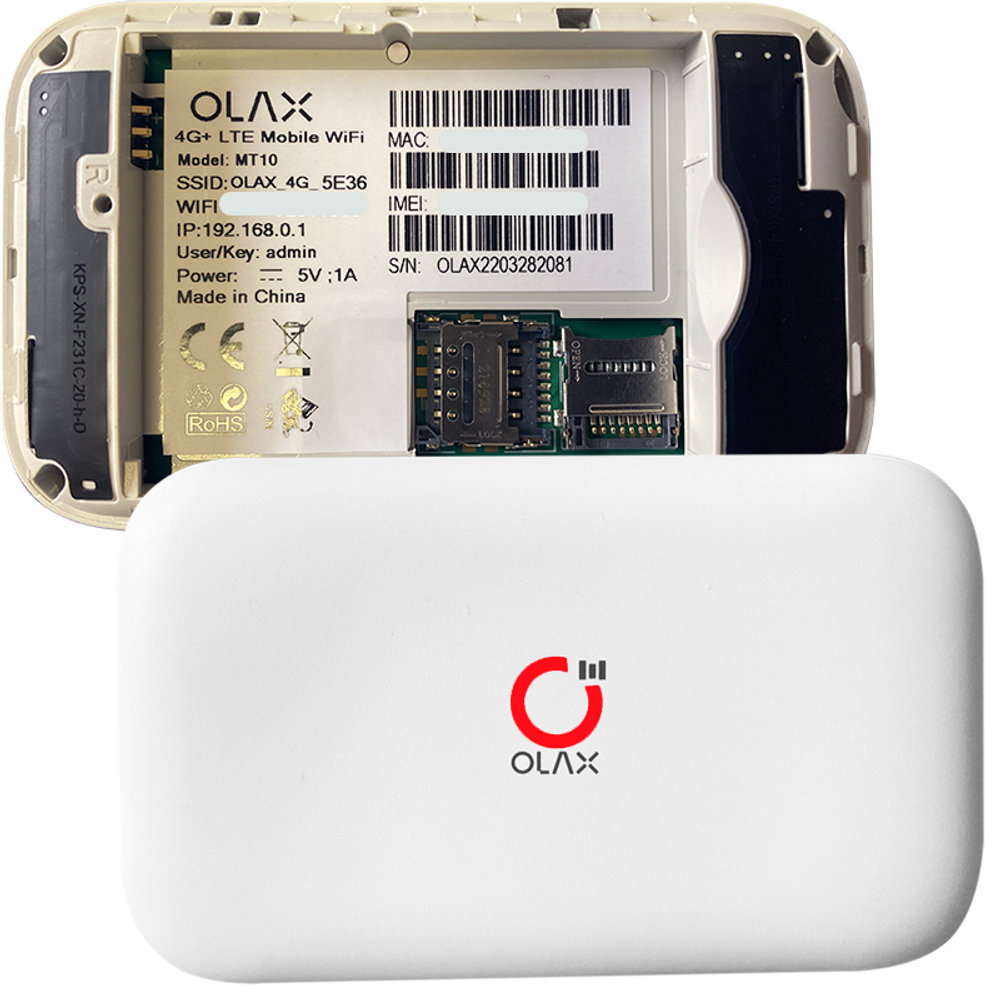 Роутер OLAX MT10 с сим картой МТС I комплект для интернета I 100ГБ за1190р/мес