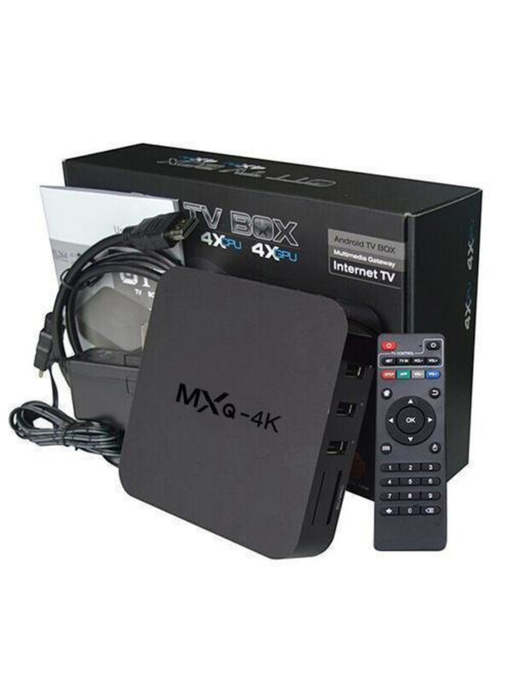 Смарт-приставка XPX MXQ 4K черный