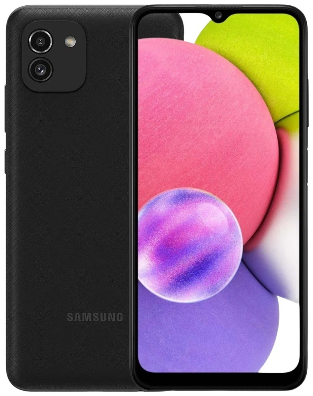 Смартфон Samsung Galaxy A03 3/32GB Black (SM-A035FZKDMEB) Global