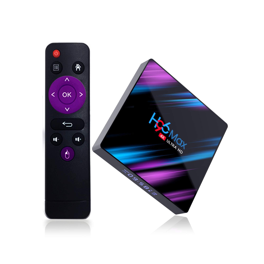 Смарт ТВ приставка DGMedia H96 Max, Андроид медиаплеер 4/64 Gb, RK3318
