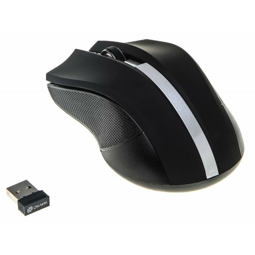 Беспроводная мышь OKLICK 615MW Gray/Black