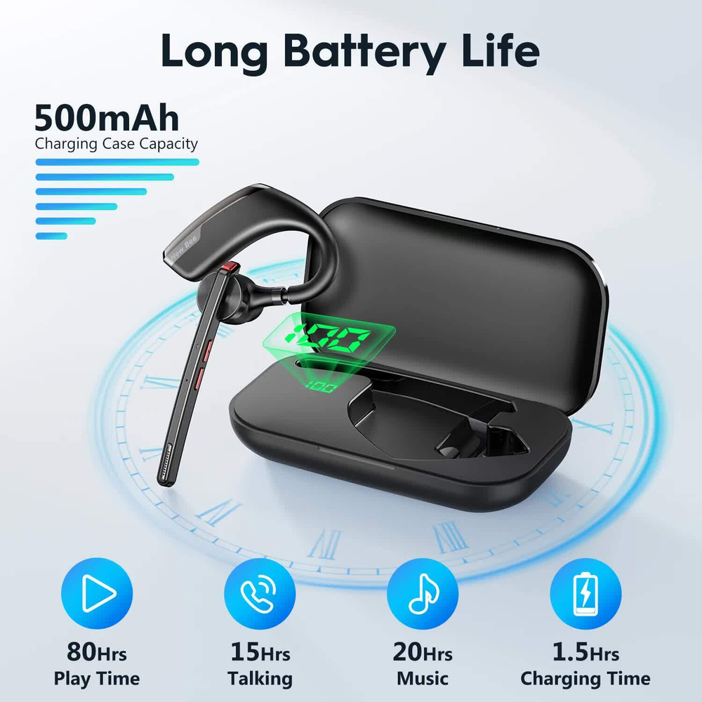 Моно гарнитура New Bee M51 черный NWBWM51