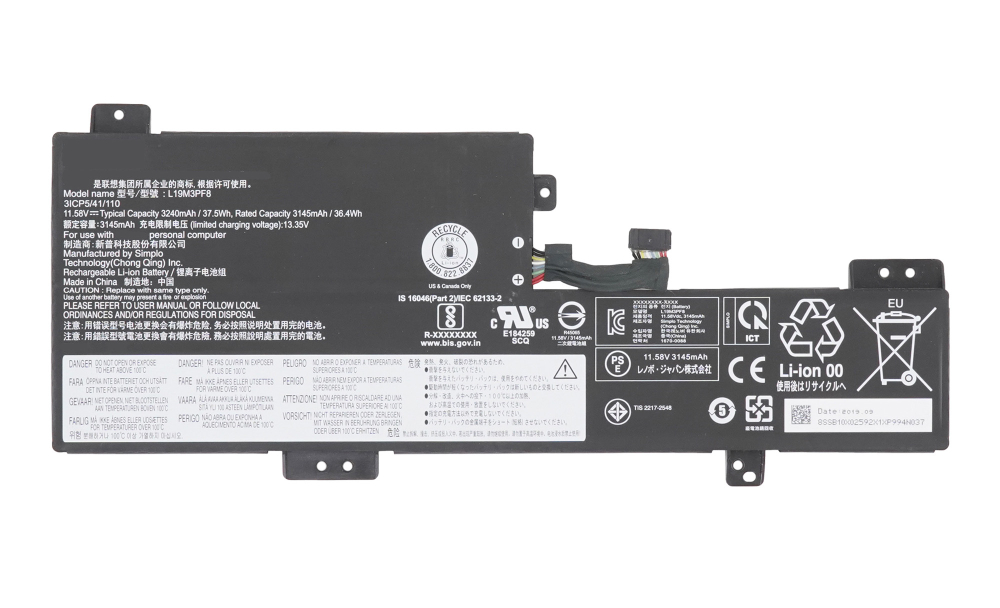 Аккумулятор OEM L19C3PF8 для Lenovo IdeaPad Flex 3-11IGL05, Flex 3-11ADA05