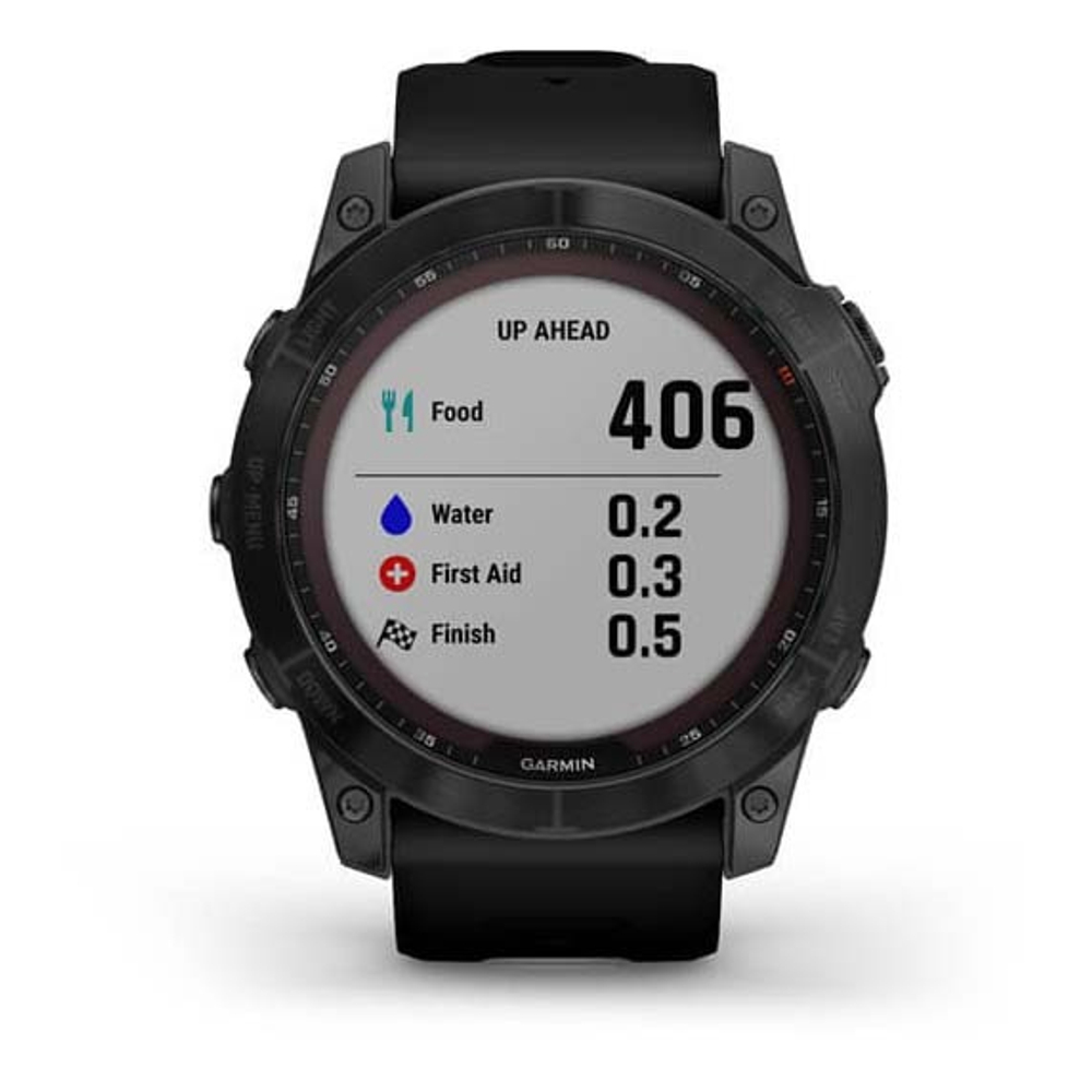 Умные часы Garmin Fenix 7X Sapphire Solar, черный