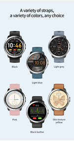 Смарт-часы Smart Watch M18plus GARSline черные (ремешок серый)
