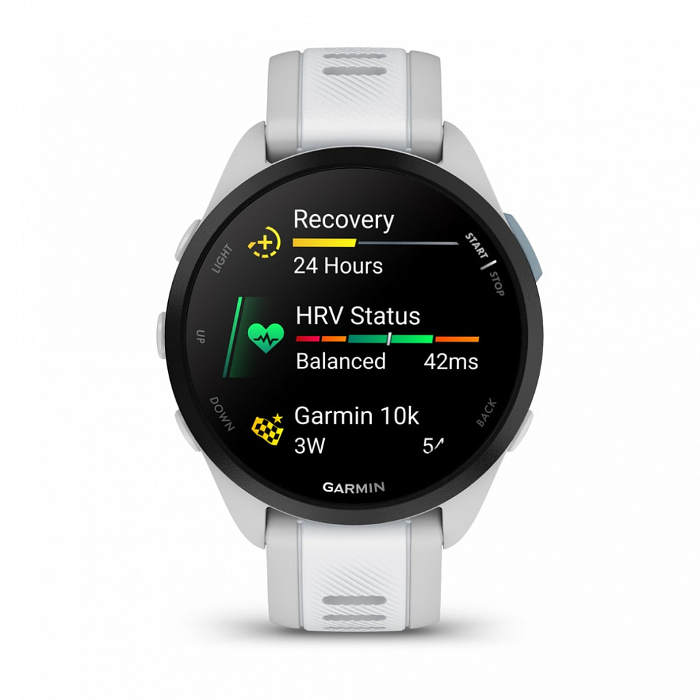 Смарт-часы Garmin Forerunner 165 белый/серый (010-02863-21)