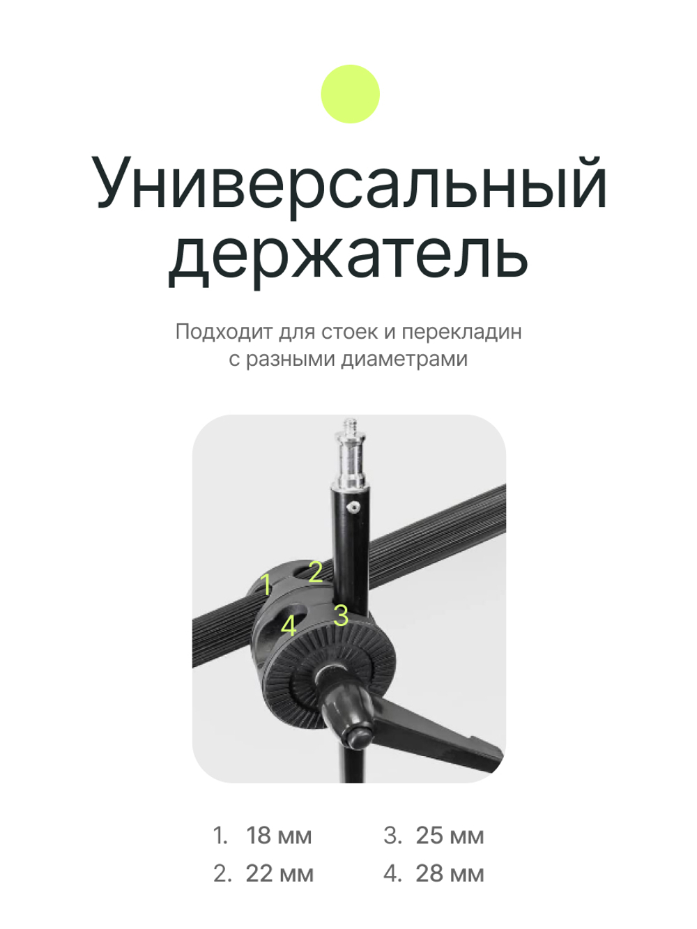 Держатель для отражателей Raylab RH01