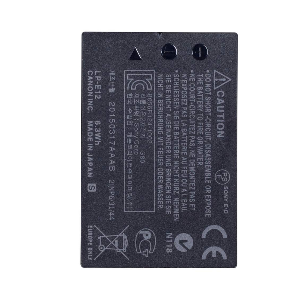 Аккумулятор Canon LP-E12