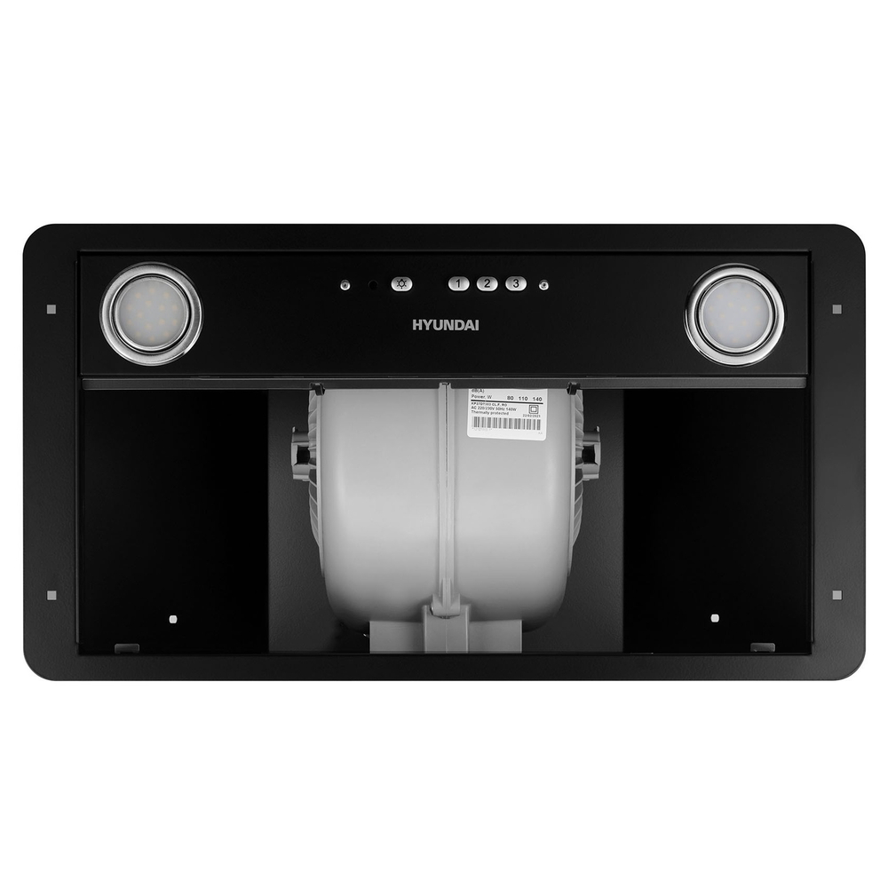 Вытяжка встраиваемая HYUNDAI HBB 6035 BK черный