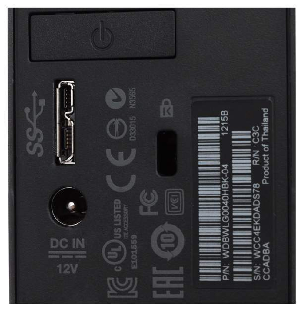 Внешний жесткий диск WD Elements Desktop 4ТБ (WDBWLG0040HBK-04)