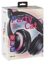 Беспроводные наушники QUMO Party Cat Black