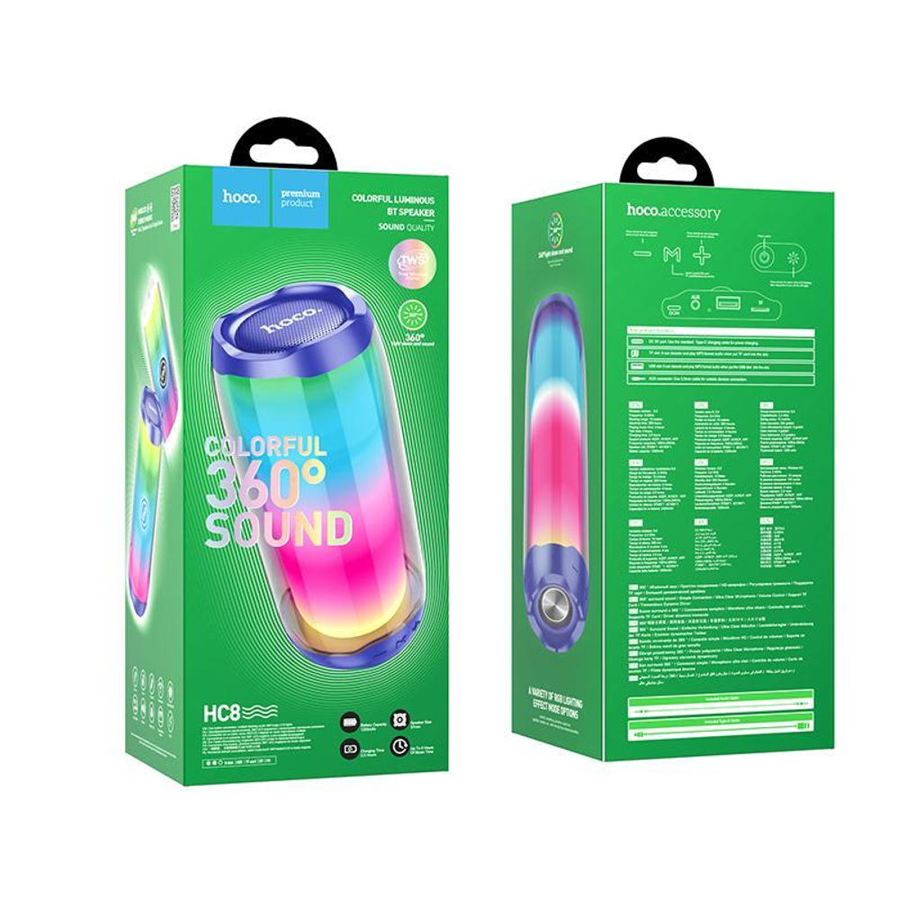 Портативная колонка Hoco HC8 Blue (HC8 Blue)
