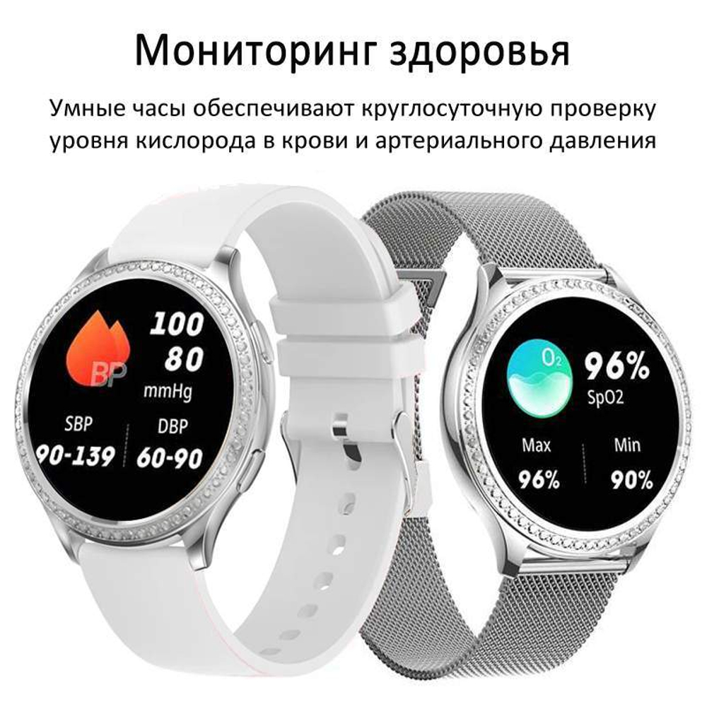 Смарт-часы женские CheckME Smart CMSAK53SW, белый