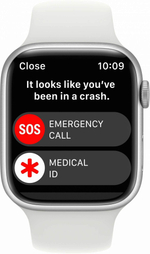 Часы Apple Watch Series 8 GPS 45mm Silver Aluminium Case with White Sport Band - Regular S