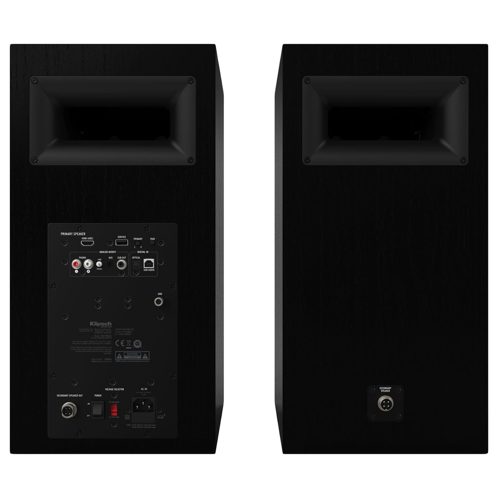 Полочная акустика Klipsch The Nines, 2 шт, черный