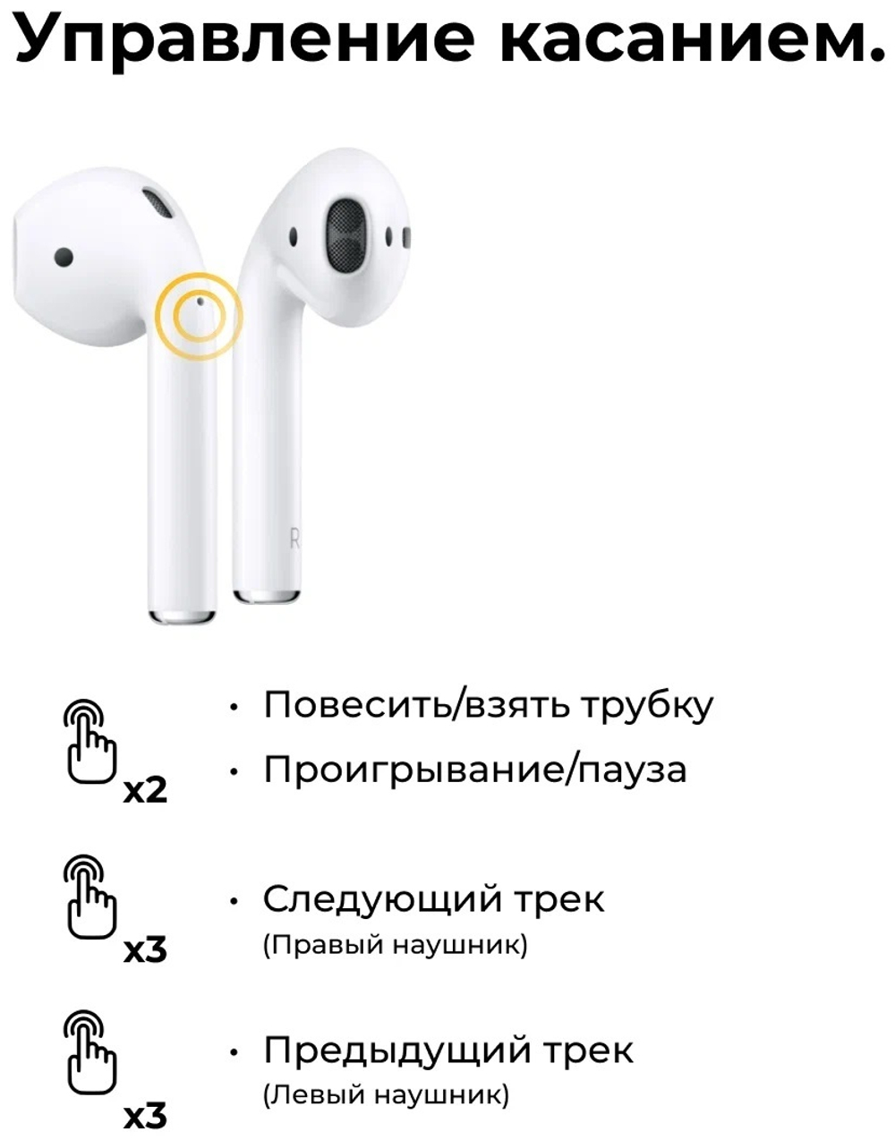 Беспроводные наушники Hoco EW 02 White Smoke (6931474745222)