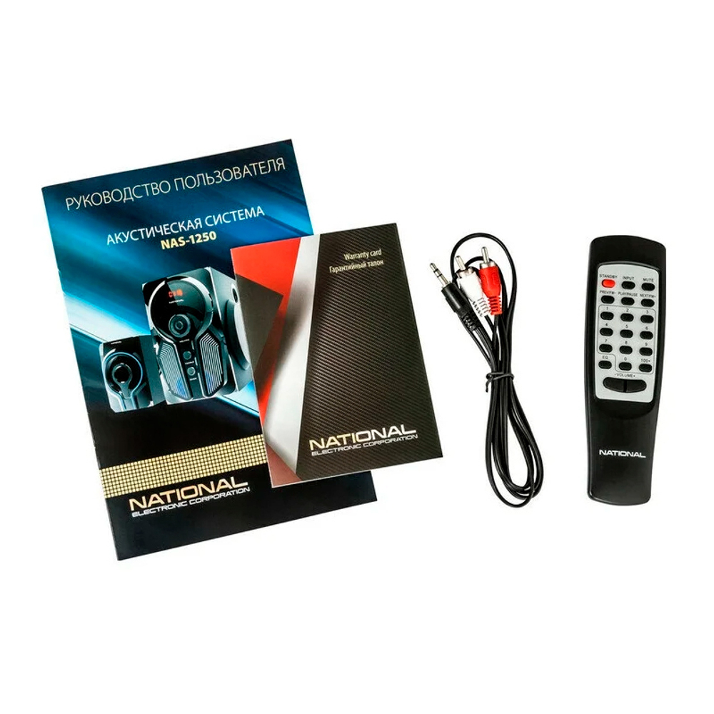 Колонки компьютерные NATIONAL NAS-1250 Black