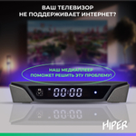 Smart-TV приставка HIPER MEDIA ATV 4K ultra HD, HDR, Android TV, 16 Gb, 2 Gb (RAM), Wi-Fi