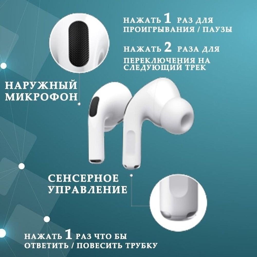 Беспроводные наушники TWS AIR PRO 3 для телефона, белые