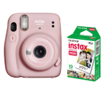 Фотоаппарат моментальной печати Fujifilm Instax Mini 11 Dusty Rose + картридж 10 фото