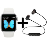 Смарт-часы BandRate Smart черный/белый (SX1818SW-SET1) с беспроводными наушниками