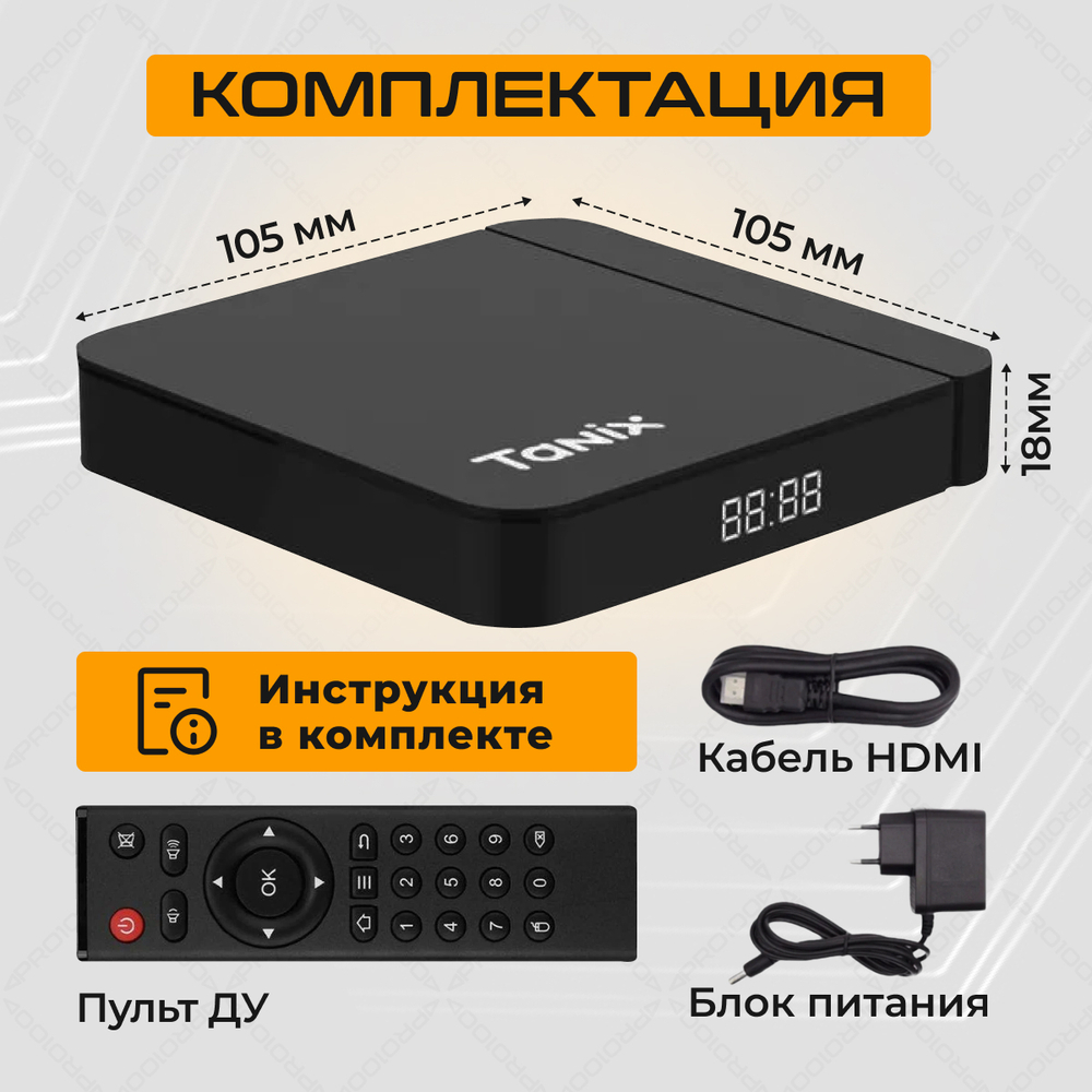 Смарт-приставка Magic Ghost Tanix W2 4/32