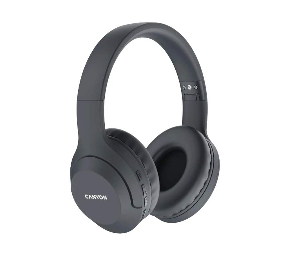 Гарнитура Bluetooth CANYON BTHS-3 накладные BT5.1, 32Ом, 112дБ, время работы до 15ч Темно-