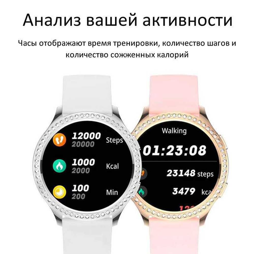 Смарт-часы женские CheckME Smart CMSAK53SW, белый