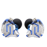 Наушники KZ ZS10 pro Glare blue с микрофоном