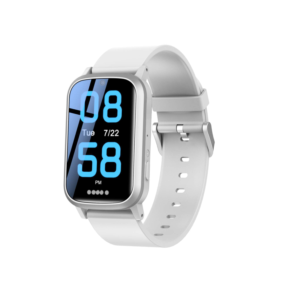 Детские смарт-часы Smart Baby Watch FA92 4G c GPS, кнопкой SOS и видеозвонком серебристый